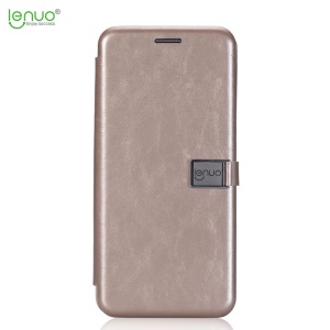 Case Samsung Galaxy S8 Plus / Pre-order * LENUO เคสผิวหนังม้าหนัง PU ผู้ถือบัตรปกคลุม การปิดแม่เหล็กช่วยเพิ่มความปลอดภัย *