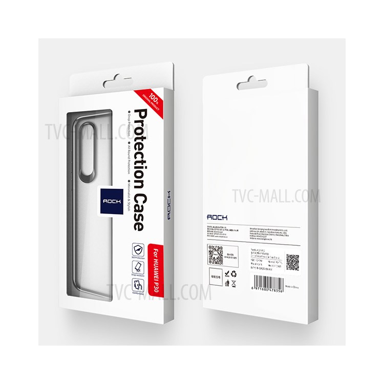 Case Huawei P30 / Pre-Order * ROCK Crystal Clear TPU PC Combo *