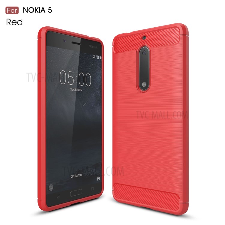 Case Nokia 5 / Pre-order * คาร์บอนไฟเบอร์ Brushed TPU *