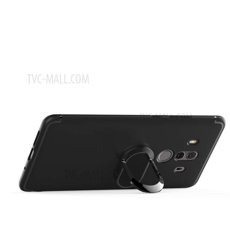 Case Huawei Mate 10 Pro / Pre-order * เคสแม่เหล็กแหวนนิ้วมือขา Matte TPU *