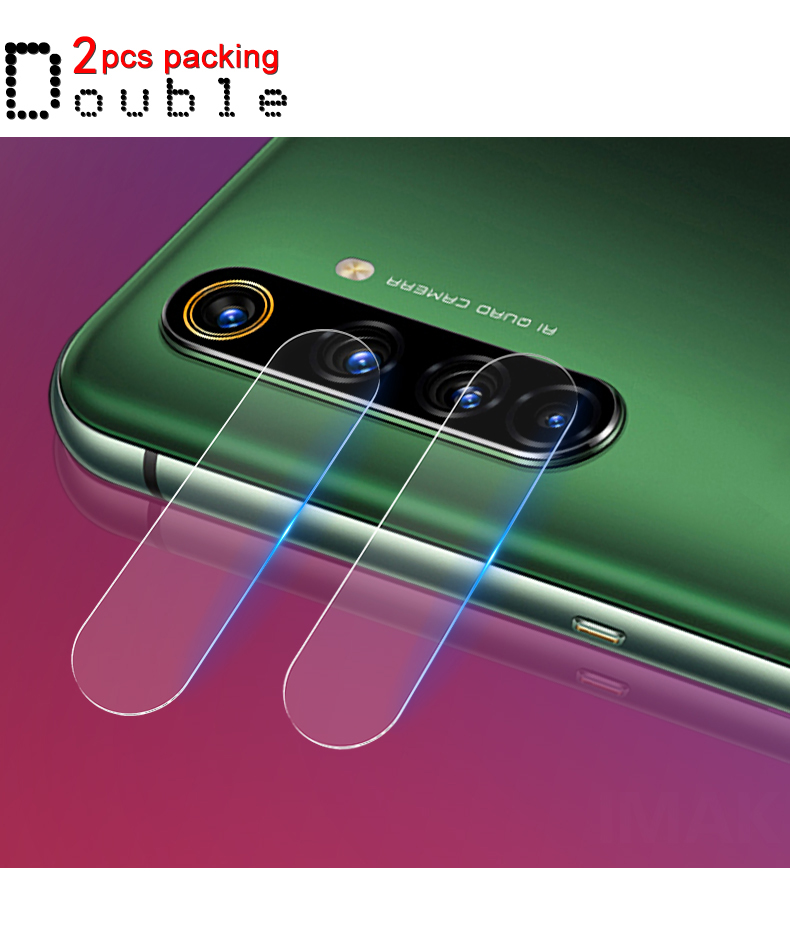 กระจกนิรภัยเลนส์กล้องหลัง Realme X50 Pro 5G / Pre-Order * IMAK 2 ชิ้น / แพ็คฟิล์มกระจกนิรภัยแบบใสพิเศษ *