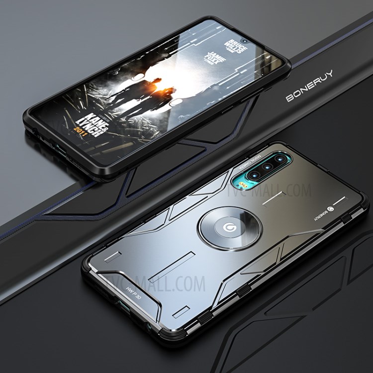 Case Huawei P30 / Pre-Order * Magic Shield อลูมิเนียมอัลลอยด์ + ซิลิโคนเปลือกมือถือไฮบริด *