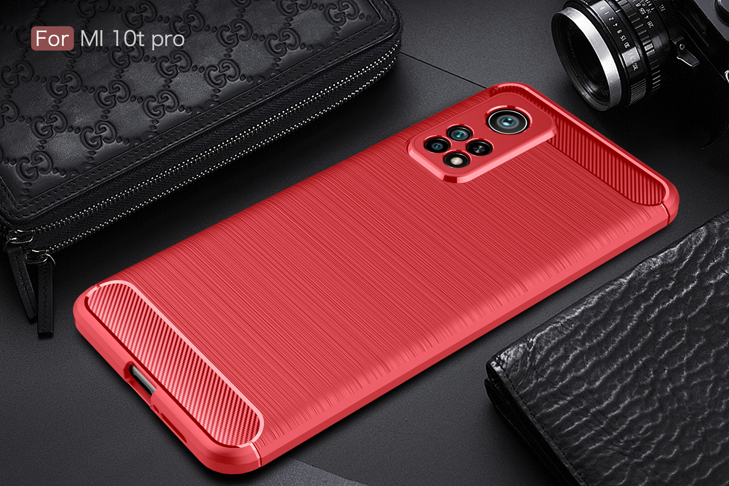 Case Xiaomi Mi 10T Pro 5G / Pre-order * เคสหลัง TPU คาร์บอนไฟเบอร์ *