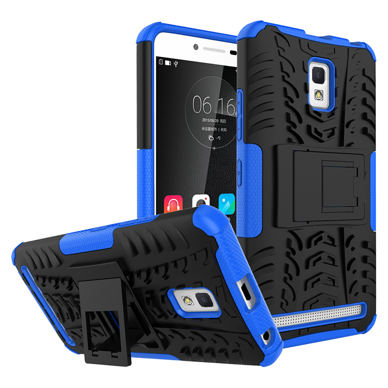 Case Lenovo A6600 / Pre-order * พีซีภายนอก + ด้านใน TPU = การป้องกันชั้นสองชั้น พร้อมขาตั้ง *