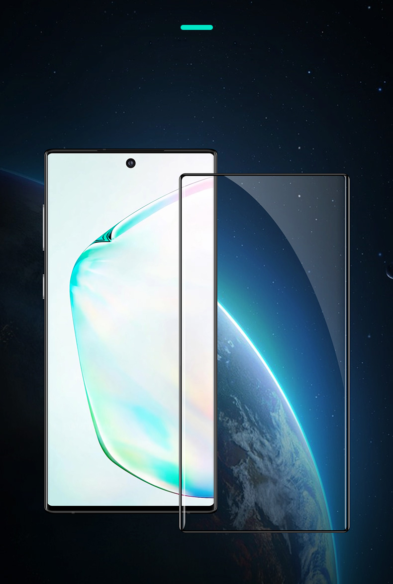 กระจกนิรภัย Samsung Galaxy Note 10 / Pre-Order * BENKS X Pro + โค้งเต็ม ทำจากแก้ว AGC ultra white นำเข้าที่มีการส่งผ่านแสงที่สูงมาก *