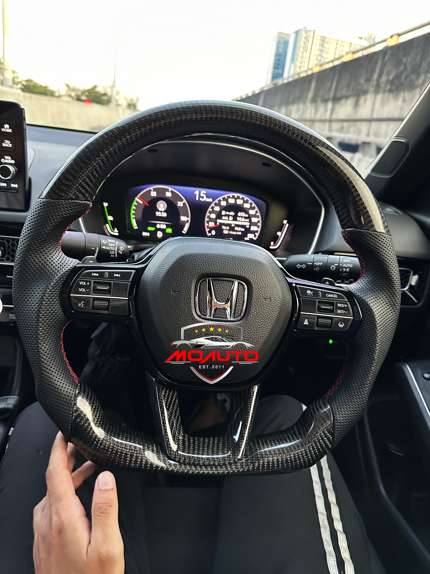 พวงมาลัยคาร์บอนแท้ CIVIC FE 2021-2022