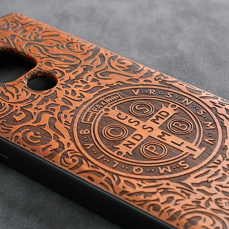 Case Huawei Mate 20 X / Pre-order * เคสหรูหราปกหลัง TPU ไม้แกะสลัก สลิม Coque Boogie Original *