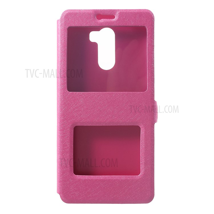 Case Xiaomi Pocophone F1 / พรีออเดอร์ *เคสผ้าไหมเนื้อหนังคู่หน้าต่างยืน การออกแบบหน้าต่างคู่ (ด้านบน: พลาสติก, ด้านล่าง: กลวง) *