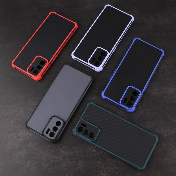 Case OPPO Reno6 5G # Pre-Order * เคสดีไซน์แบบสองสี Enhanced Bumper Frame PVC + TPU Hybrid *
