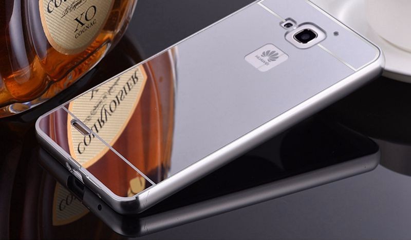 Case Huawei Y3ii / Pre-order * Bumpers 2in1 แกร่งกันชนโลหะ + พลาสติกแผ่นหลังเงาเหมือนกระจก *