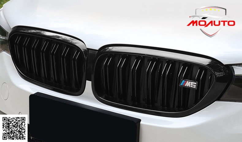 กระจังหน้า ทรง M5 ซี่คู่ ดำเงา BMW G30