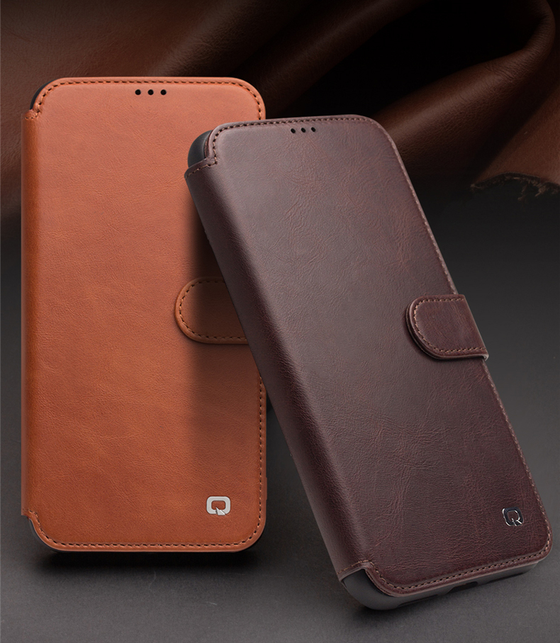 Case iPhone 11 Pro / Pre-order * QIALINO เคสหนังกระเป๋า การออกแบบกระเป๋าสตางค์เหมาะกับบัตรและเงินสด *