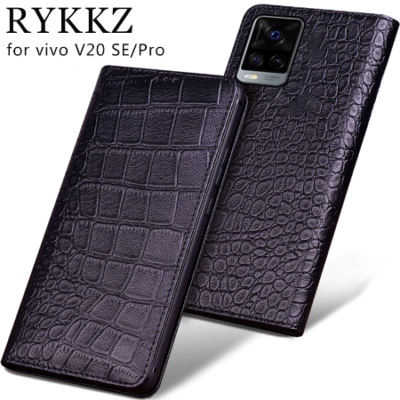 Case Vivo V20 Pro / Pre-Order * เคสหนังแท้สุดหรู ฝาพับซองหนังแฮนด์เมค *