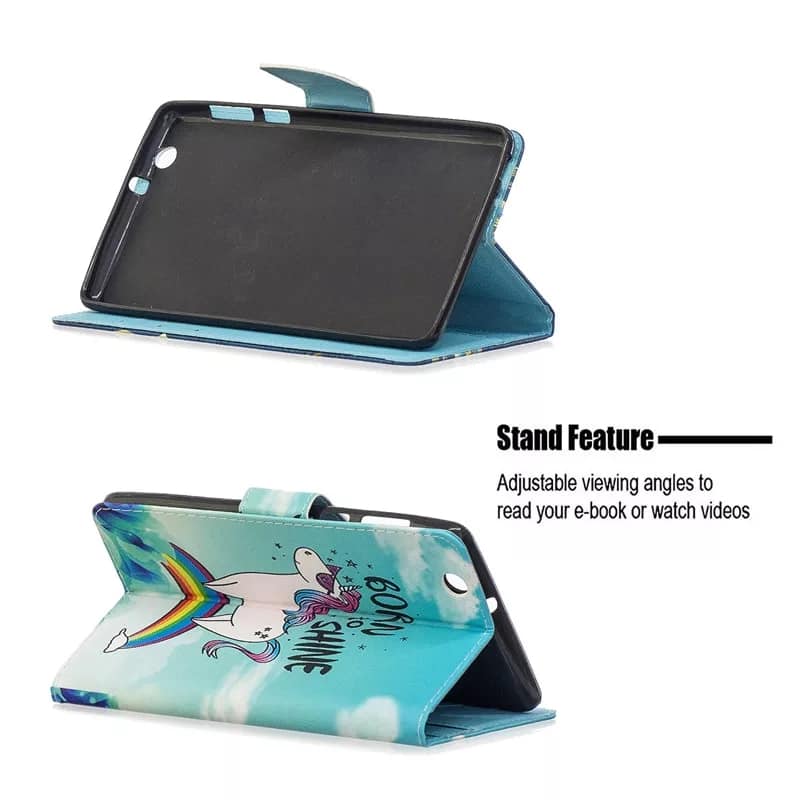 Case Huawei MediaPad T3 7' 3G / Pre-order * รูปแบบการพิมพ์ PU Case หนังพร้อมช่องเสียบการ์ดและเงินสด *
