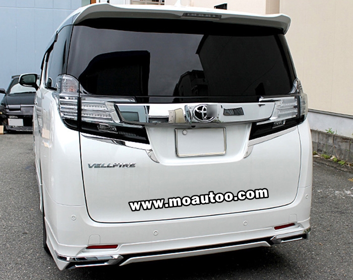 คิ้วไฟท้ายสแตนเลท ALPHARD / VELLFIRE 2014-2017