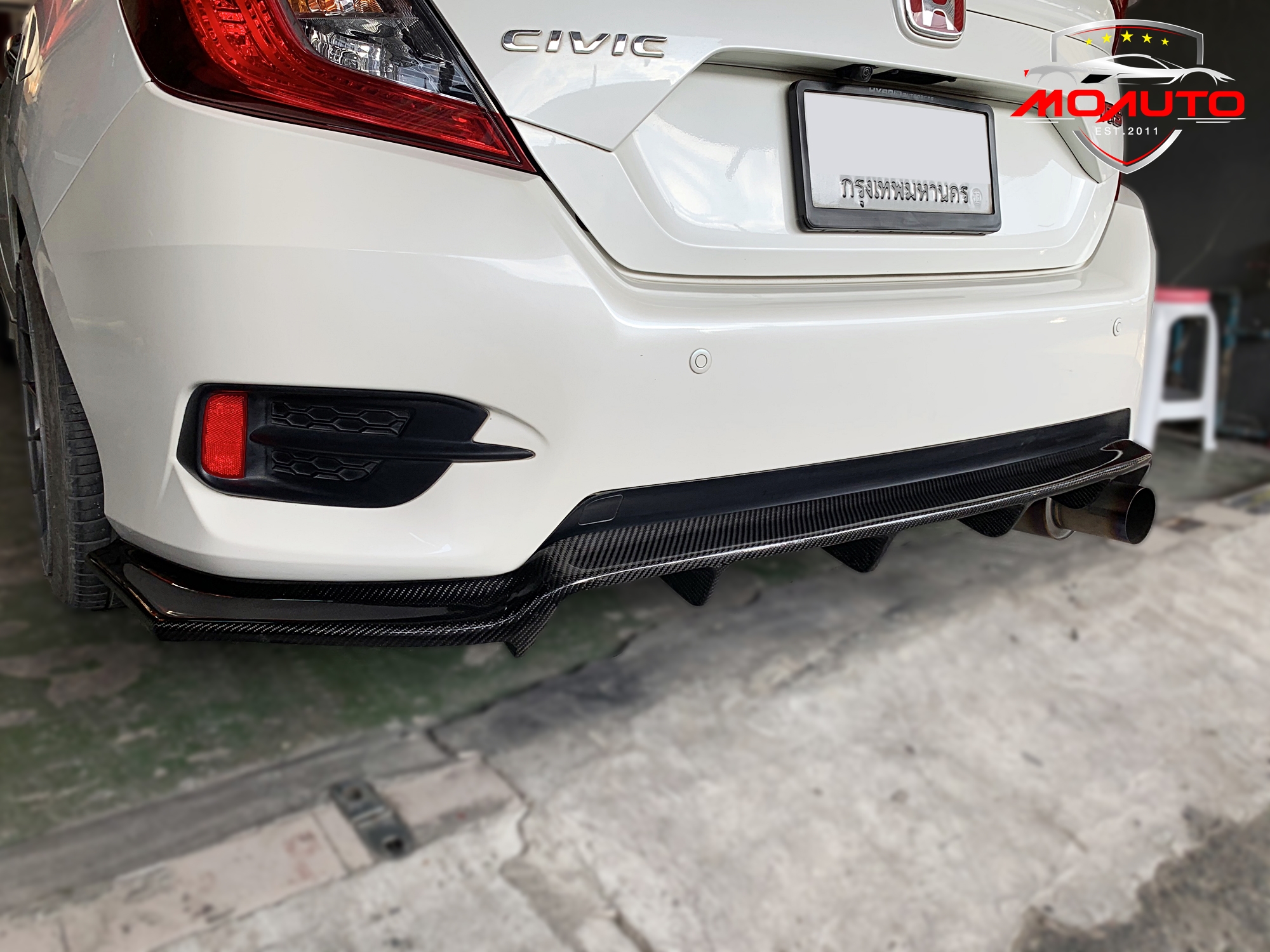 ดิฟฟิวเซอร์หลังคาร์บอนแท้ แบบเต็ม พร้อมปีกข้างFC / FC MC