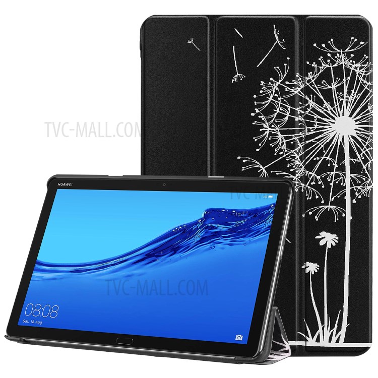 Case Huawei MediaPad M5 Lite 10' / Pre-order * รูปแบบการพิมพ์หนัง PU หน้า + PC หนัง 3 - พับ *