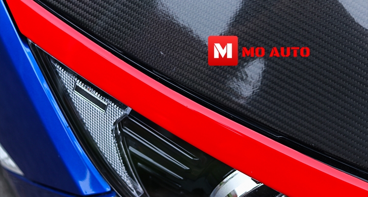 คิ้วกระจังหน้าแดง CIVIC FC / FK