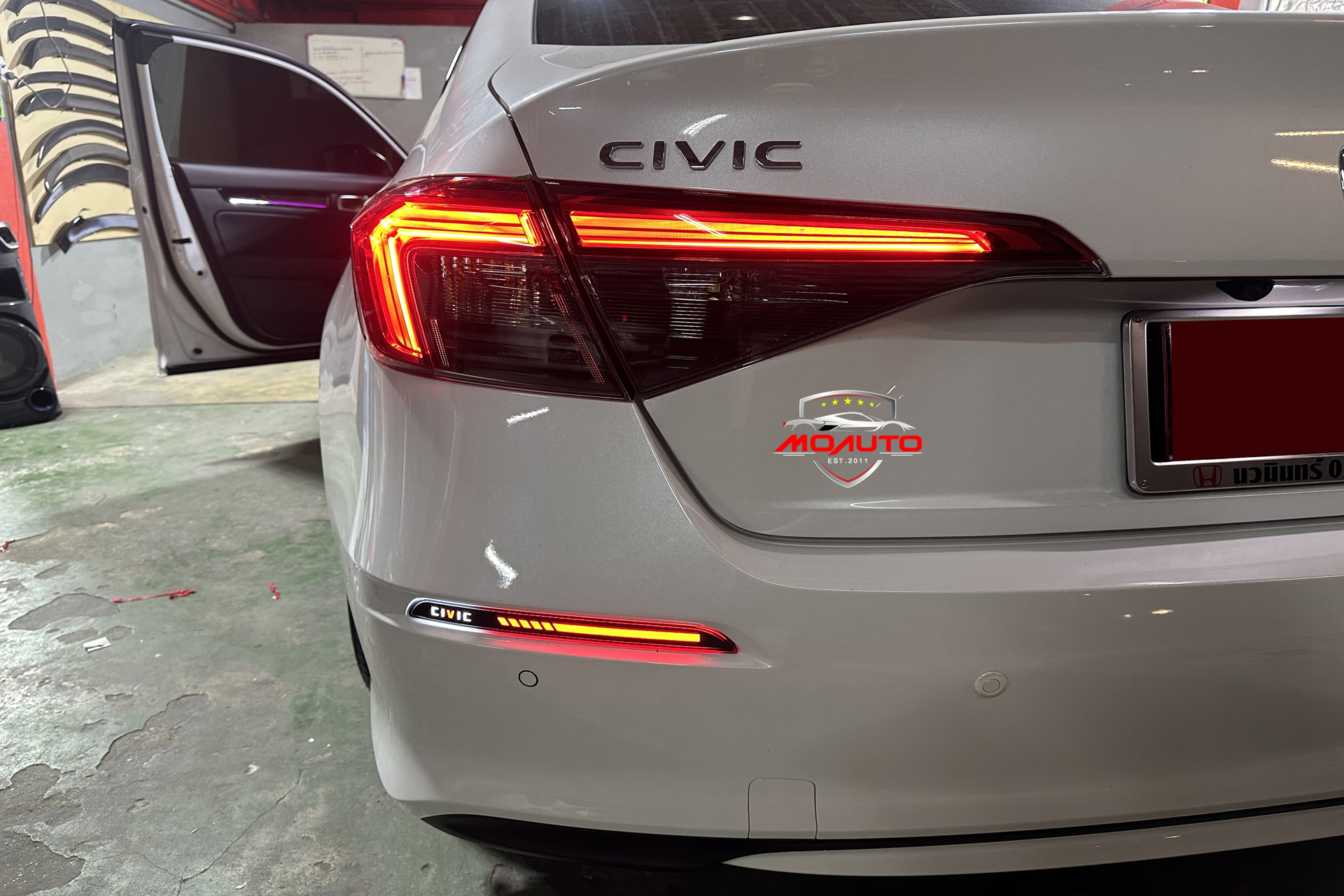 ไฟทับทิมท้าย LED CIVIC FE LOGO