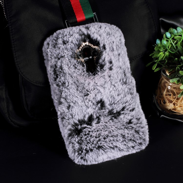 Case Huawei Mate 9 / Pre-order * เคสขนนุ่มน่าสัมผัสเคลือบ Rhinestone TPU *