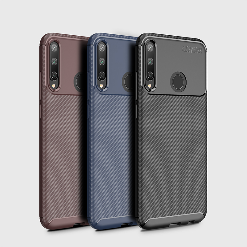 Case Huawei Y7p / Pre-Order * เคสคาร์บอนไฟเบอร์เนื้อ TPU กันกระแทก *