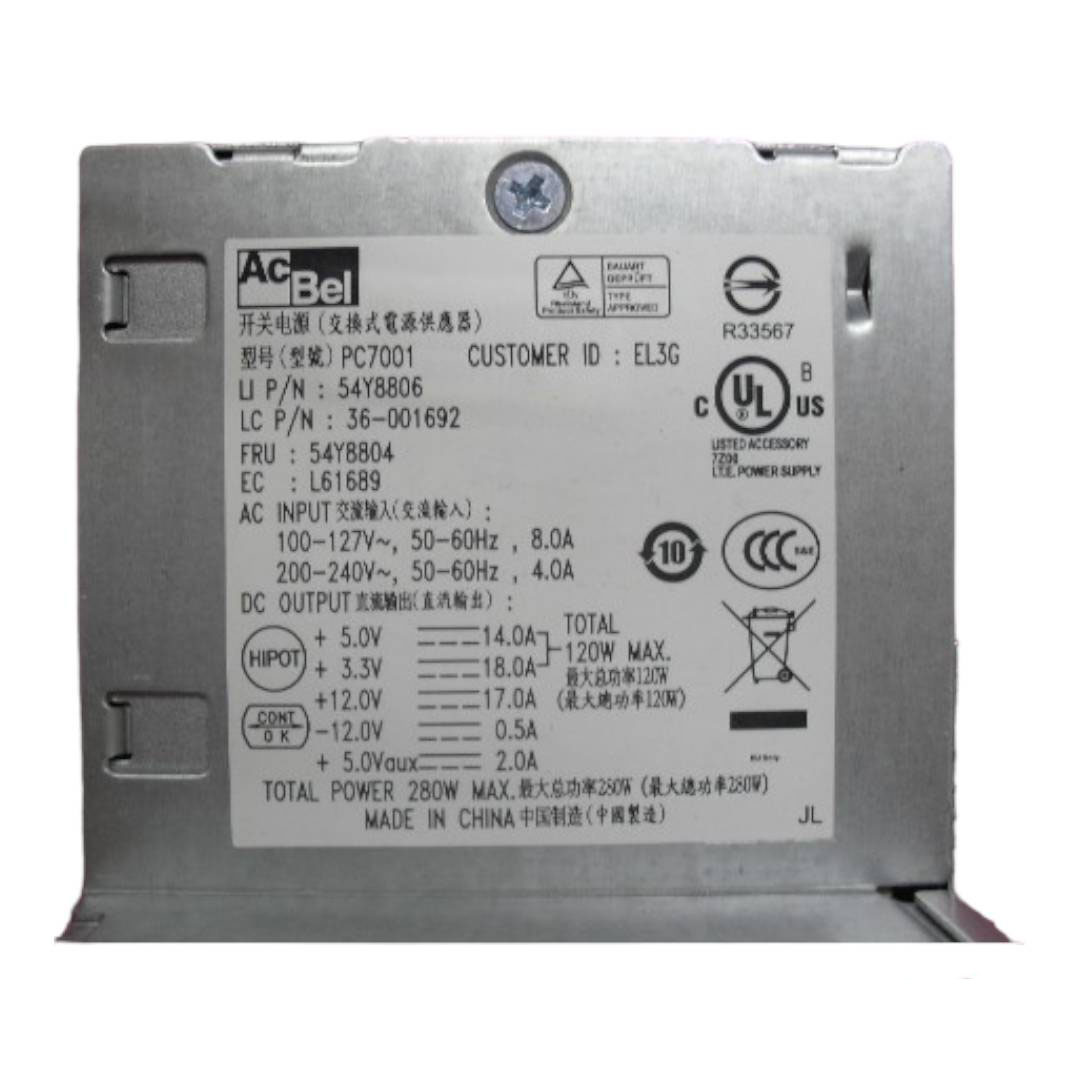 ใหม่ Power Supply Lenovo M58e M58p Desktop (ThinkCentre) ราคาพิเศษ 280W 24pin PSU Lenovo PS-5281-01VF PC7001 PC7303 พาวเวอร์ ซัพพลาย Lenovo DPS-280KB A