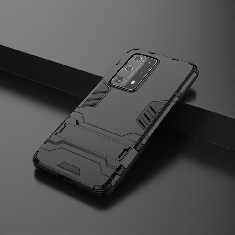 Case Huawei P40 Pro+ / Pre-order * เคสพลาสติก + ปก TPU พร้อมขาตั้ง วัสดุ TPU และพลาสติกแบบไฮบริด *