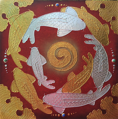 ภาพมงคล ขนาด 50 x 50 cm. ลาย 062