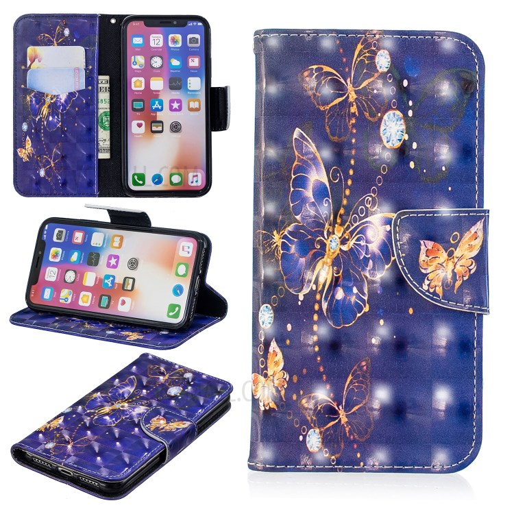 Case iPhone X, iPhone XS / Pre-Order * รูปแบบลวดลายจุดไฟประดับ *