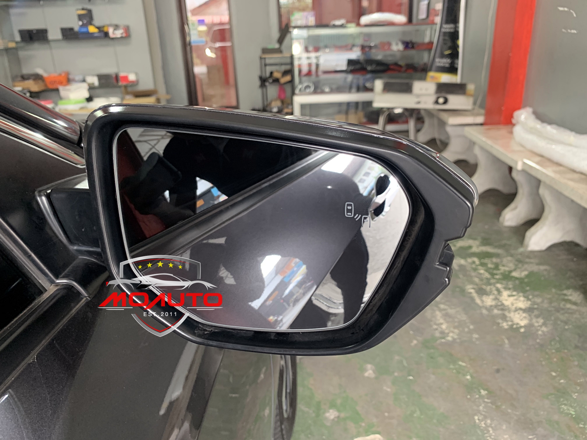 ชุดกระจกช่วยเตือนมุมอับสายตา V1 (Blind Spot Monitor) CIVIC FC / FK