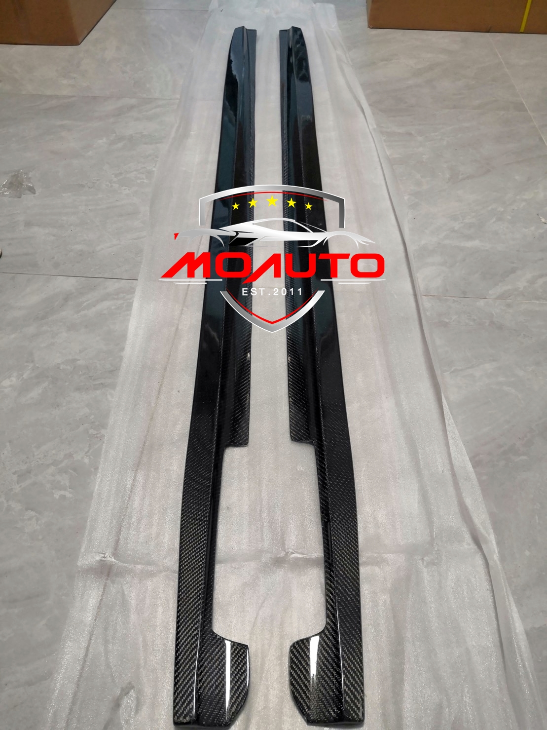 ลิ้นข้างแบบบาง BMW G20 ทรง AC PRO