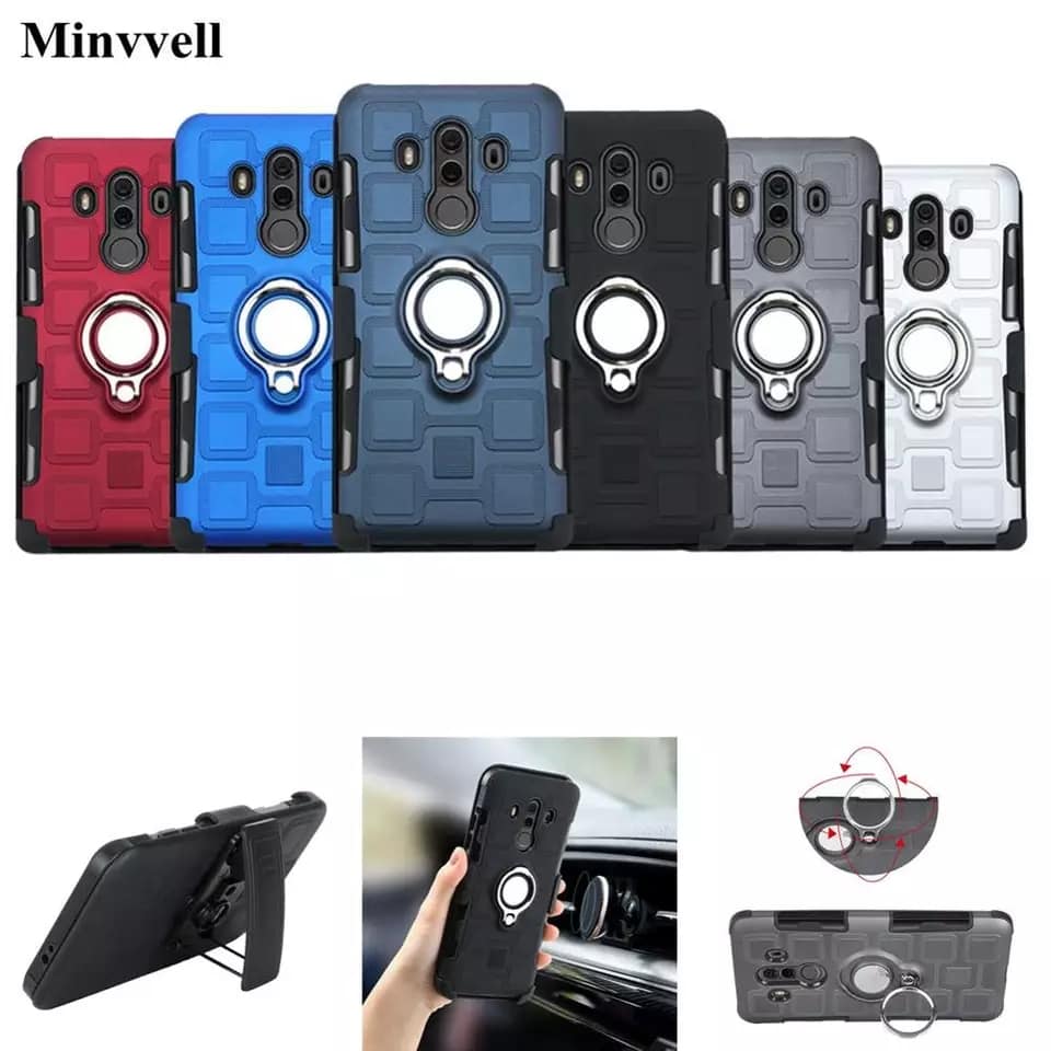 Case Huawei Mate 10 Pro / Pre-order * เคสคลิปเข็มขัดหมุน กันกระแทก แม่เหล็ก *