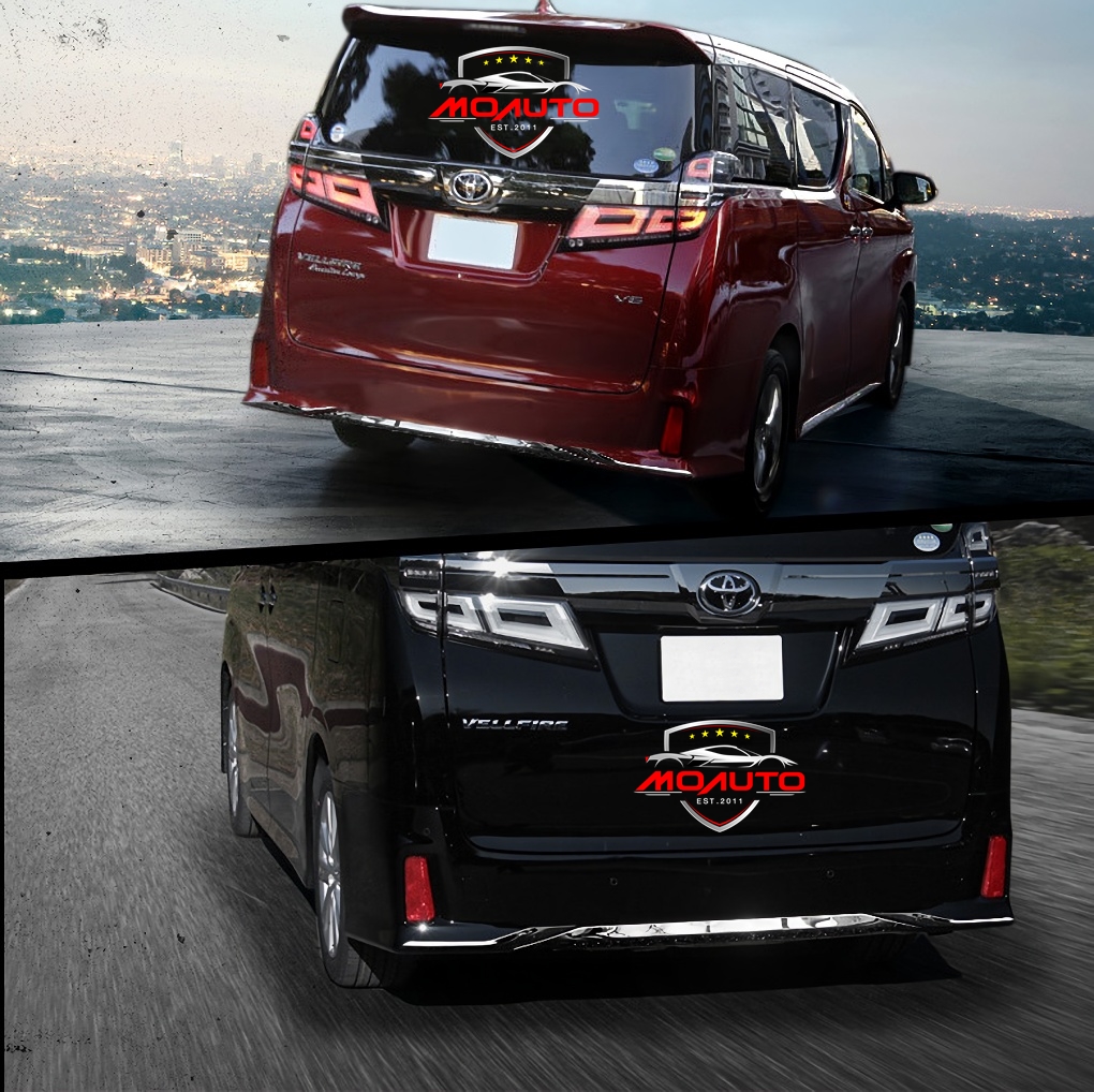 คิ้วกันชนท้ายล่าง ALPHARD / VELLFIRE MC