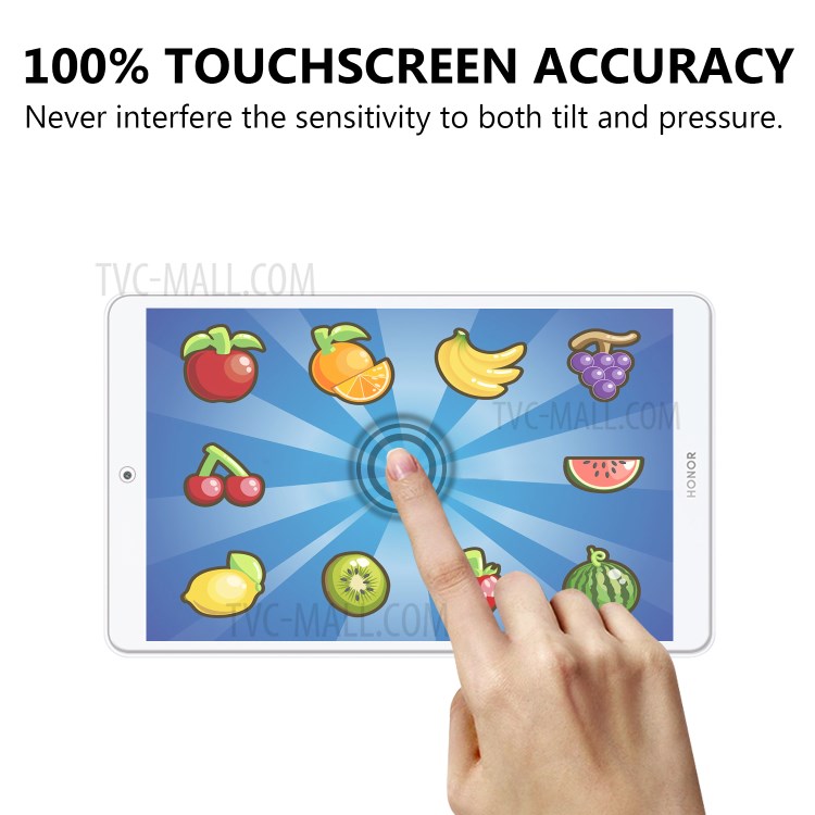 กระจกนิรภัย Huawei MediaPad M5 lite / Pre-Order * 0.25 มิลลิเมตร Arc ขอบ 9 H เต็มหน้าจอ *