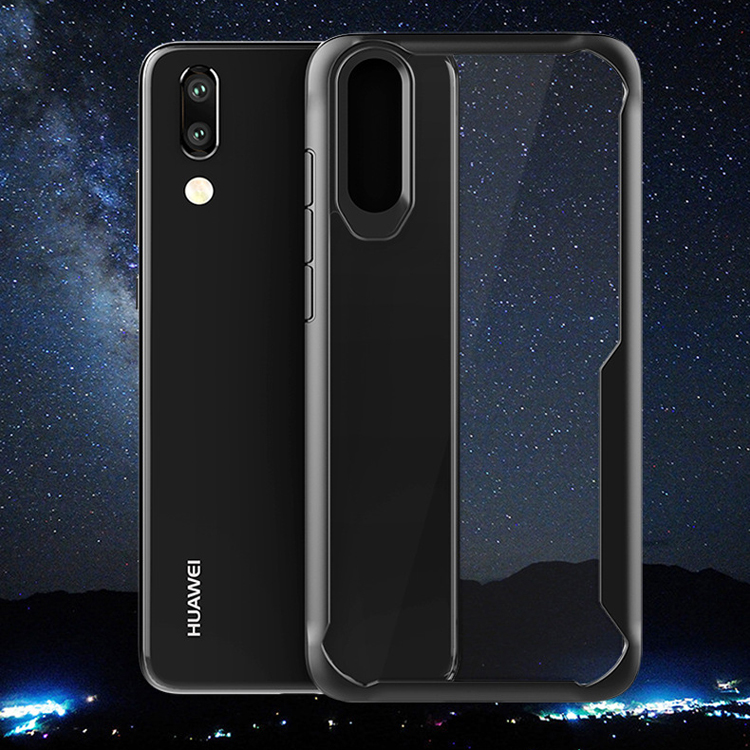 Case Huawei P20 Pro / Pre-order * เบาะรองมุม 4 มุม พลาสติก + ยืดหยุ่น TPU ขอบ *