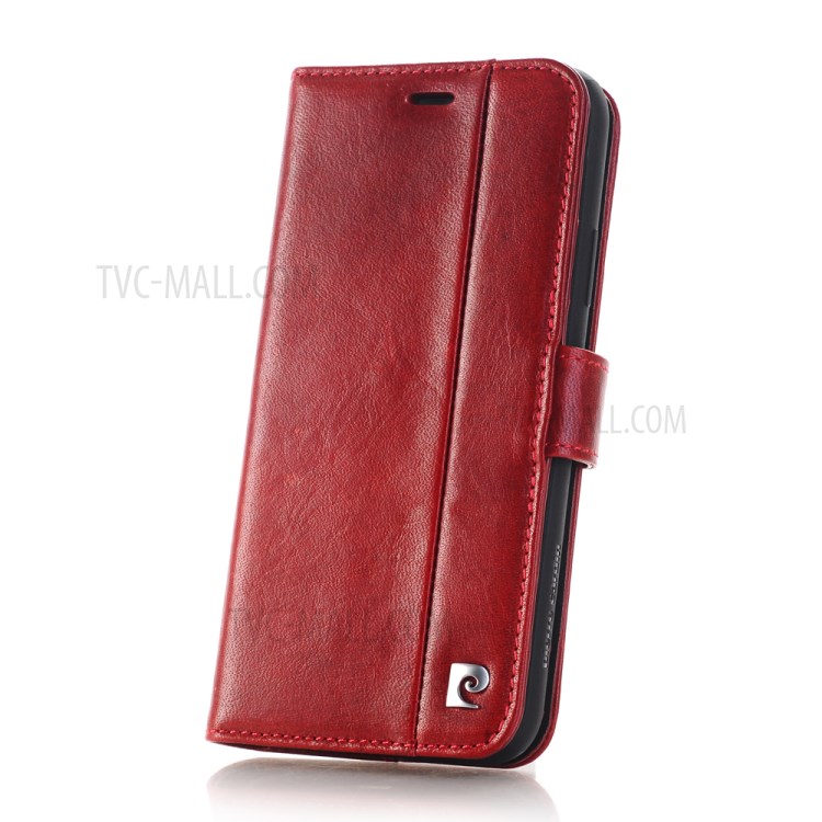 Case iPhone X / Pre-Order * Pierre Cardin สำหรับ iPhone X หนังวัวแท้ Wallet *