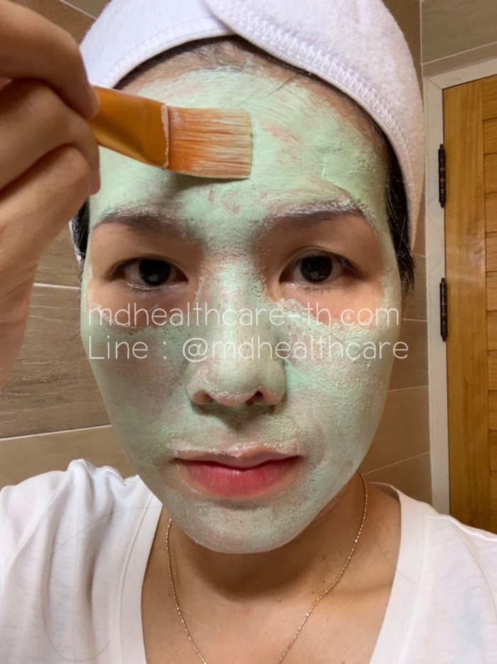 แปรงมาร์คหน้า - ขนาดกลาง M 17.5cm.***งานคัดเกรดสวย ขนแปรงนุ่ม แน่น ไม่บาดผิว เกรดA