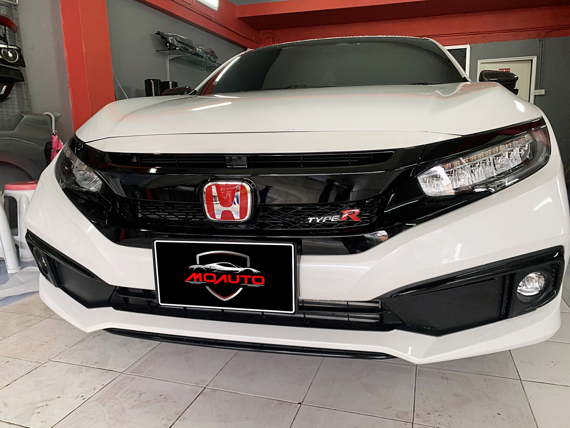 กระจังหน้าทรง TYPE-R ตรงรุ่น CIVIC FC MC 2019-2020