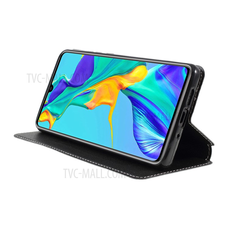 Case Huawei P30 Pro / Pre-Order * เคส PU ปกหนังโทรศัพท์อัตโนมัติดูดพร้อมขาตั้ง *