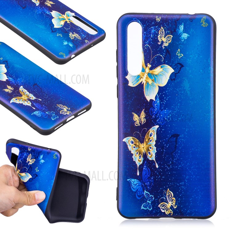 Case Huawei P20 Pro / Pre-order * รูปแบบลายนูน Soft TPU สามารถบิดได้อย่างอิสระโดยไม่มีการเปลี่ยนรูป *