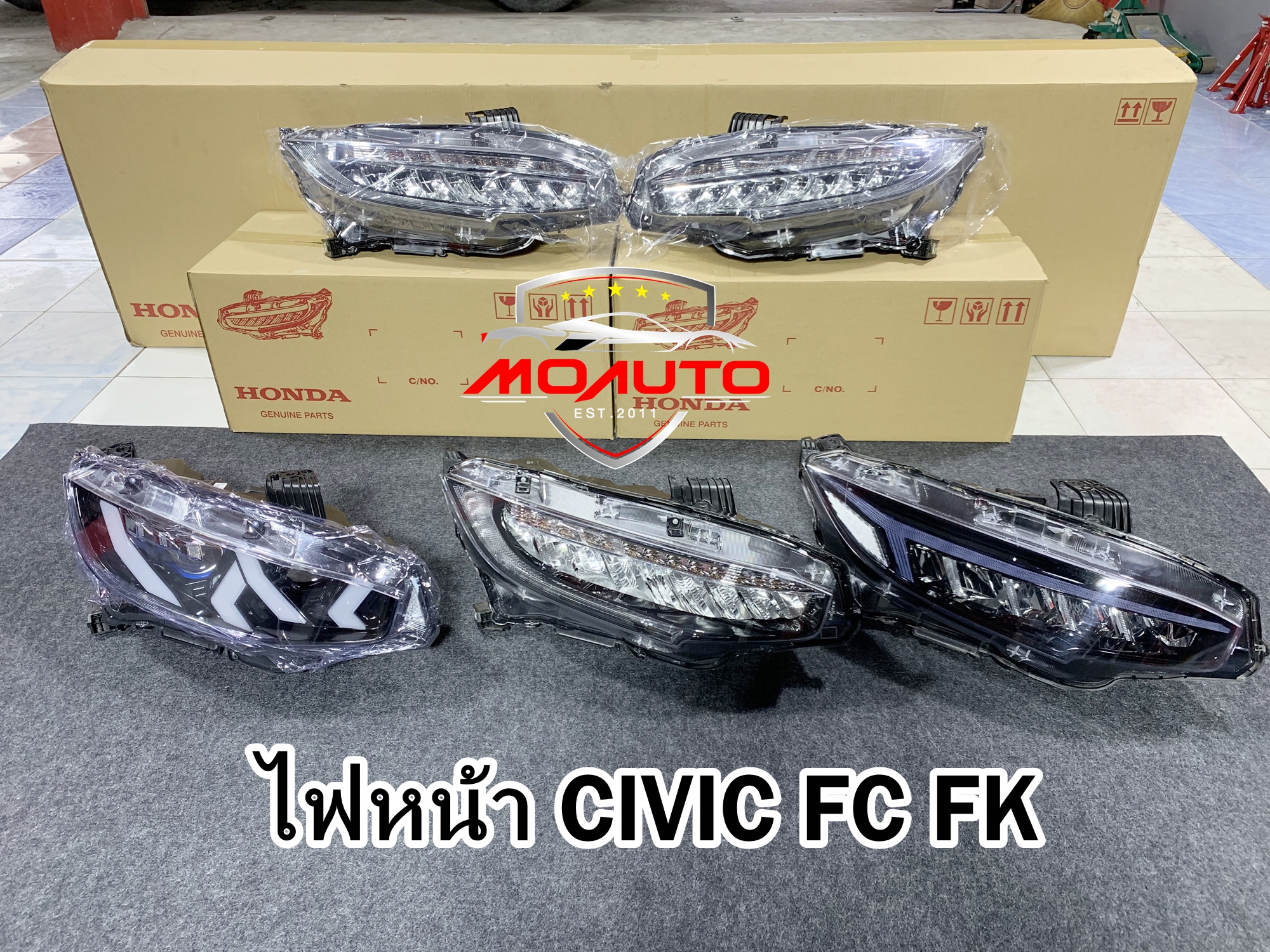 โคมไฟหน้า LED RS แท้ศูนย์ CIVIC FC / MC 2019-2021