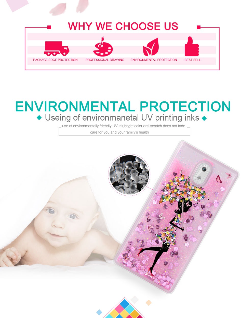 Case Nokia 3 / Pre-order * เคส ซอฟท์Silicon อัลตร้าบาง+ G Litterเหลวดาวตกทรายเลื่อมใส *