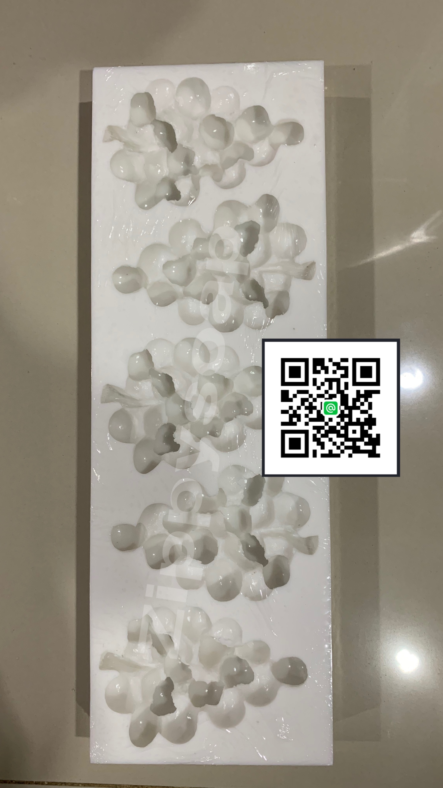 แม่พิมพ์ รูปองุ่น 120g 5 ช่อง สั่งผลิตขั้นต่ำ 2 ชิ้น IIPU