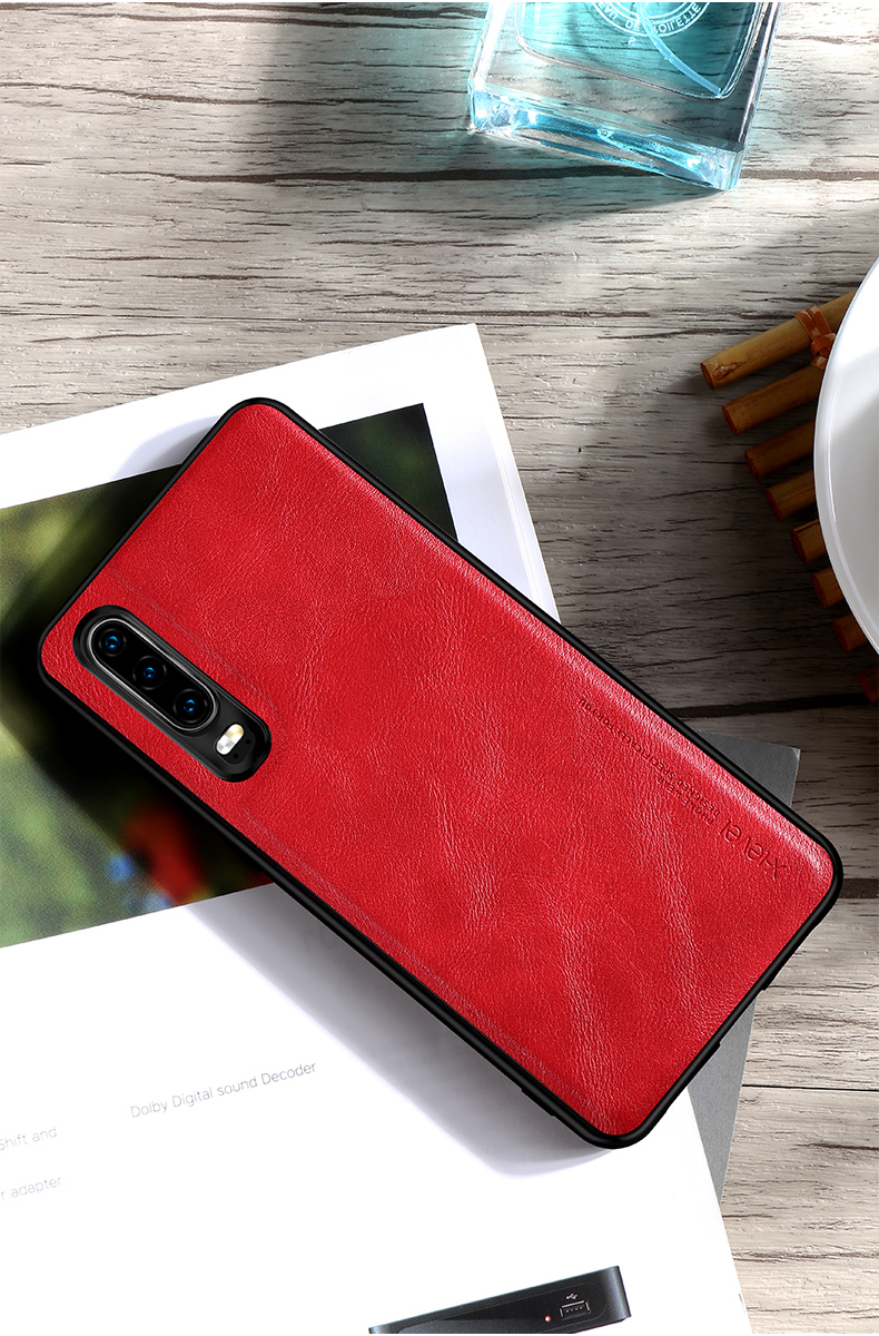 Case Huawei P30 / Pre-Order * X-LEVEL เคสโทรศัพท์มือถือ TPU เคลือบหนังสไตล์วินเทจ *