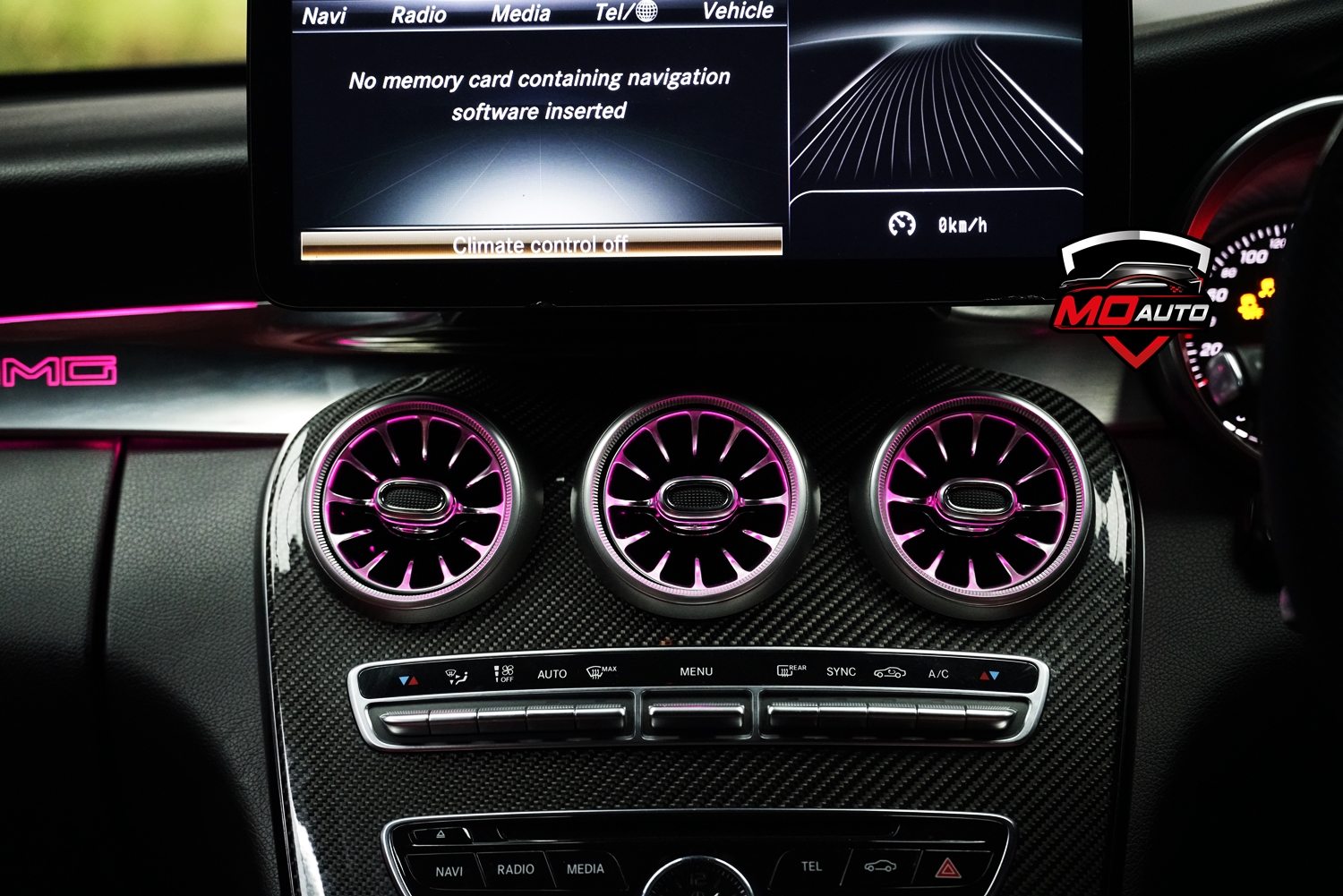 ไฟช่องแอร์ AMBIENT LIGHT AIR VENT - W205