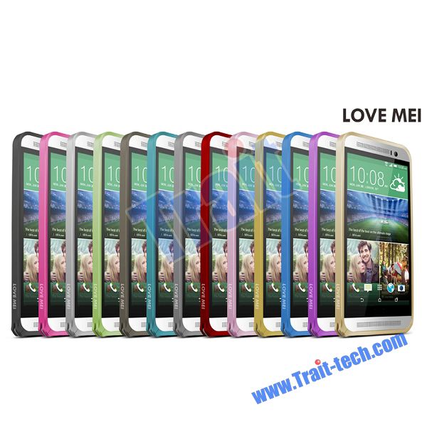 Case HTC One E8 / Pre-order * LOVE MEI ทำจากวัสดุโลหะแข็ง *