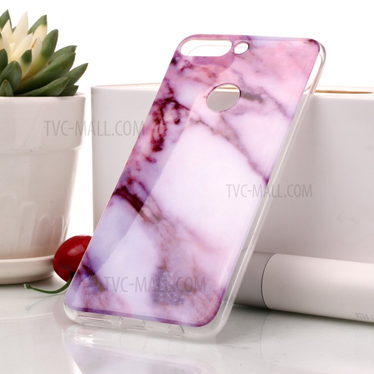 Case Huawei Y7 Pro 2018 / Pre-order * เคสลวดลายหินอ่อน IMD TPU *