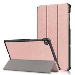 Case Lenovo Tab M10 FHD Plus # Pre-Order * เคสหนัง 3 - พับ เนื้อลิ้นจี่ ฟังก์ชั่นปลุก / หลับอัตโนมัติประหยัดพลังงาน *