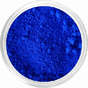 สี ultramarine blue 50g (สีเข้มข้นสูงกระจายตัวปานกลาง)