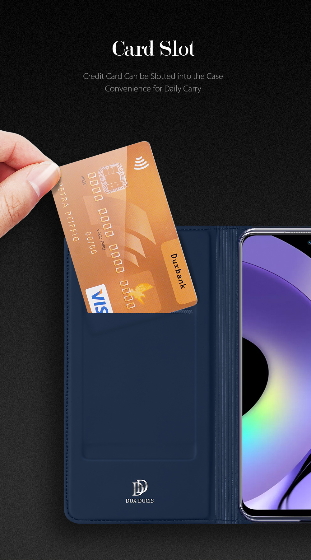 Case Realme 10 Pro 5G # Pre-order * DUX DUCIS นี้มีรูปแบบธุรกิจที่เรียบง่ายและโครงสร้างตัวเครื่องที่เพรียวบาง หนัง PU เงาอย่างดีที่คัดสรรมาอย่างดี *